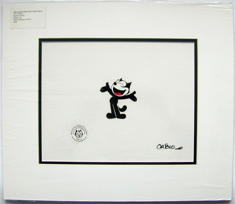 Felix Happy, Signed Oriolo, Model Cel